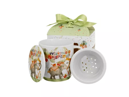 Kubek z zaparzaczem 0,4 L Duo - Wszystkiego Najlepszego 15.WSN.KZ