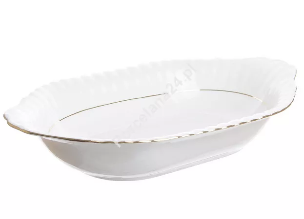 Półmisek do ryb 33 cm Chodzież - Iwona B014  ZŁOTA LINIA Półmisek do ryb 33 cm Chodzież - Iwona B014  ZŁOTA LINIA