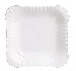 Salaterka kwadratowa 21 cm Chodzież - Iwona ZŁOTA LINIA B014