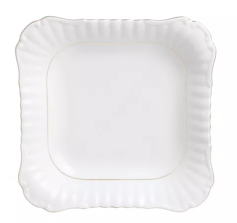 Salaterka kwadratowa 24 cm Chodzież - Iwona B014 ZŁOTA LINIA Salaterka kwadratowa 24 cm Chodzież - Iwona B014 ZŁOTA LINIA