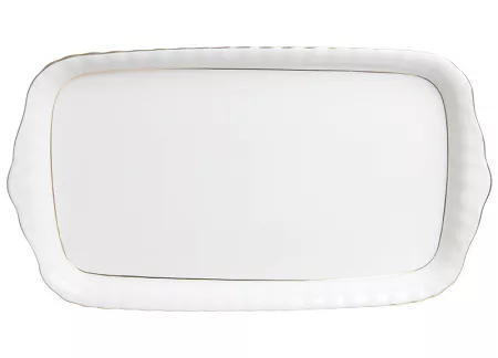 Taca na ciasto duża 30 cm Chodzież - Iwona B014 ZŁOTA LINIA