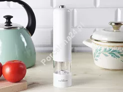 Młynek elektryczny do soli / pieprzu 20 cm Karl Hausmann - Biały 6.MŁ.6281