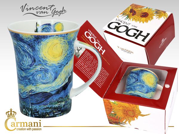 Kubek 0,35 L Carmani - Vincent van Gogh - Gwiaździsta noc 33.830-8115 Kubek 0,35 L Carmani - Vincent van Gogh - Gwiaździsta noc 33.830-8115