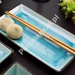 Zestaw do sushi dla 2 osób (6 el.) Tokyo Design Studio - Glassy Turquoise 8154