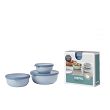 Zestaw 3 misek z pokrywkami Mepal - Cirqula Nordic Blue 1KM.MIS.M578