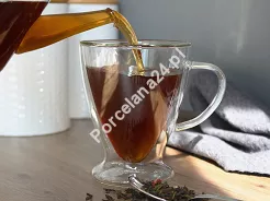 Kpl. 2 kubków termicznych 300 ml + 2 złote łyżeczki Altom Design - Andrea 07.AND.8162