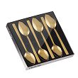 Komplet 6 łyżeczek do herbaty Kulig - Piano Gold 9507