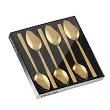 Komplet 6 łyżeczek do herbaty Kulig - Piano Gold 9507