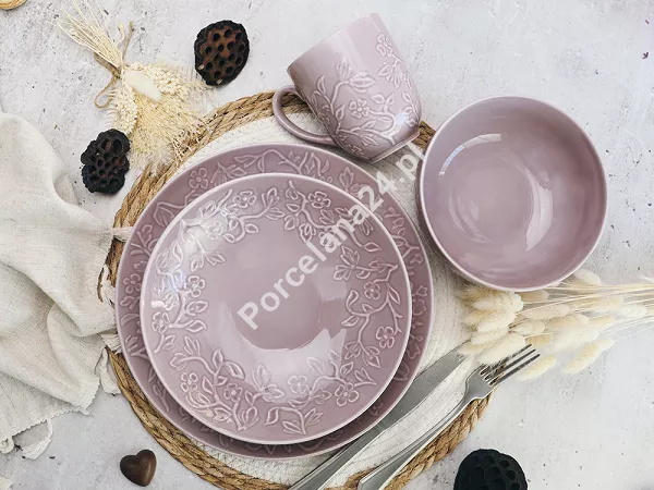 Serwis obiadowo-herbaciany na 6 osób (26 el) Lubiana - Hanami Pudrowy Róż Serwis obiadowo-herbaciany na 6 osób (26 el) Lubiana - Hanami Pudrowy Róż