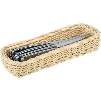 Koszyk na sztućce z polipropylenu 27 x 10 cm - 1S.361270