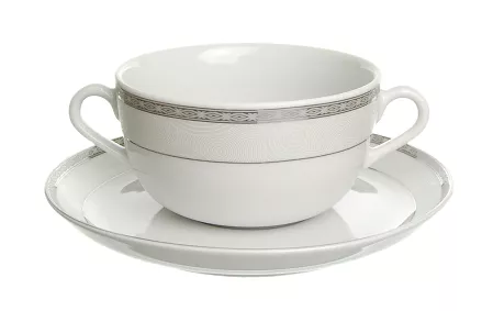Kpl bulionówek ze spodkiem 0,35 L (6 szt) Waza - Nora WA-119 JUPITER