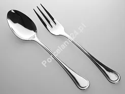 Kpl. sztućców do serwowania (łyżka + widelec) 23,8 cm 3V Venosta - Inglese