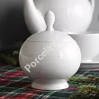 Serwis obiadowo - herbaciany na 12 osób (82 el.) Bogucice - Lolita White 1166