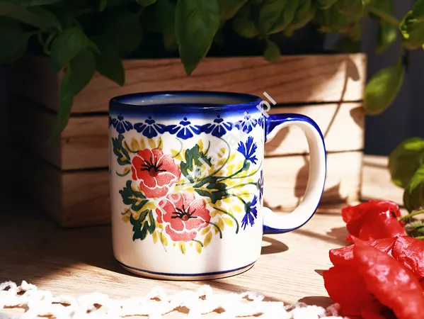 Kubek 0,4 L Bolesławiec - Maki Smolińskiej gat. I Kubek 0,4 L Bolesławiec - Maki Smolińskiej gat. I