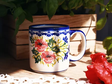 Kubek 0,4 L Bolesławiec - Maki Smolińskiej gat. I