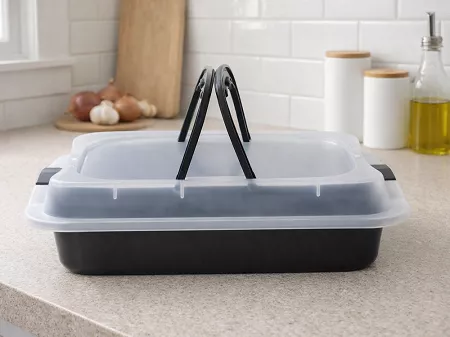 Forma prostokątna z pokrywą 36,5x24,5 cm Odelo - Simona 1OD.FOR.2323