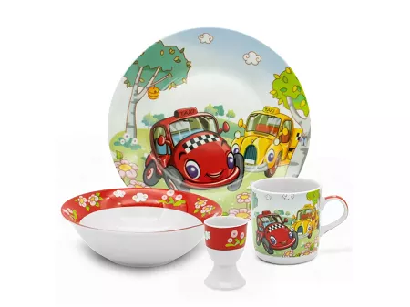 Garnitur dziecięcy (4 el) Bella Fiore - Autka 1TR.DZ.29387