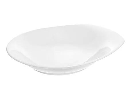 Talerz głęboki 24 cm Lubiana - Avocado białe