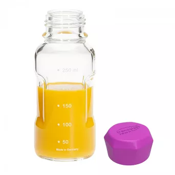 Butelka 250 ml Trendglas - Blue Ocean różowa nakrętka 4E.330026