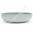 Komplet talerzy na 6 osób (18 el.) Bogucice - Alumina Granite Mint Blue Gold Nordica 1129G
