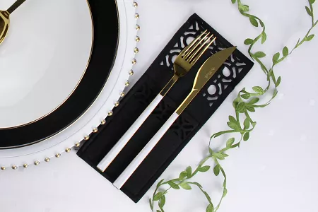 Filcowe etui na sztućce Altom Design - Czarne 07.AK.1727-CZA