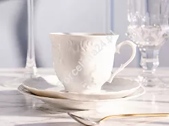 Zestaw do kawy na 6 osób (18el) Ćmielów - Rococo 0001