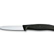 Komplet noży (11el) w bloku Victorinox - Swiss Classic Black V.SC.B.6.7153.11