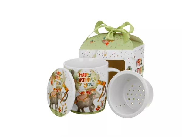 Kubek z zaparzaczem 0,4 L Duo - Happy Birthday 15.HAB.KZ Kubek z zaparzaczem 0,4 L Duo - Happy Birthday 15.HAB.KZ