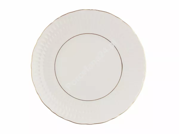 Talerz płytki 28 cm Ćmielów - Sofia 3604 Złoto Talerz płytki 28 cm Ćmielów - Sofia 3604 Złoto