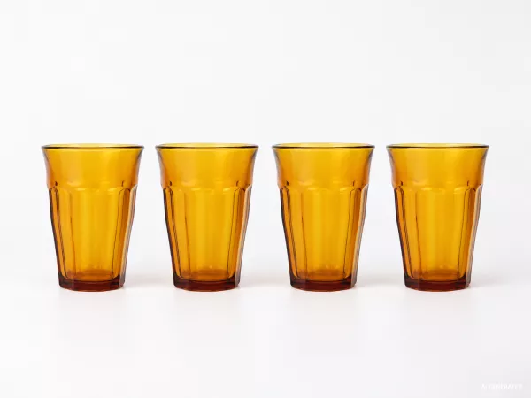 Komplet szklanek (4 szt.) 0,36 L Duralex - Picardie Amber 11.DX.PA.50423 Komplet szklanek (4 szt.) 0,36 L Duralex - Picardie Amber 11.DX.PA.50423