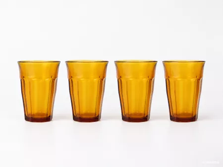 Komplet szklanek (4 szt.) 0,36 L Duralex - Picardie Amber 11.DX.PA.50423
