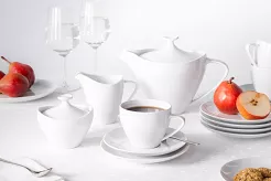 Garnitur do kawy na 6 osób (21 el) Altom Design - MariaPaula Moderna Biała