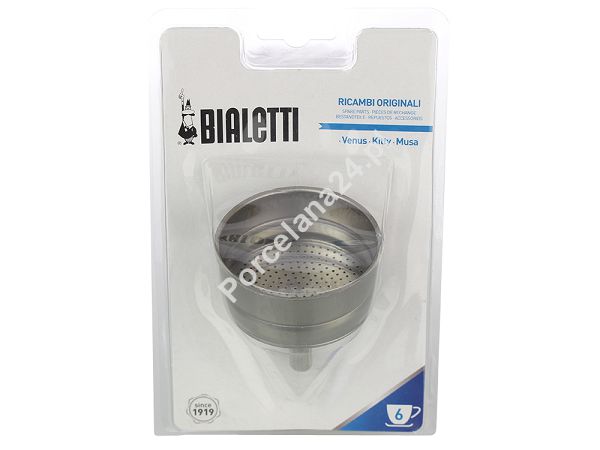 Lejek do kawiarki 6 x 50 ml (do kawiarki nierdzewnej) Bialetti KA-0800503 Lejek do kawiarki 6 x 50 ml (do kawiarki nierdzewnej) Bialetti KA-0800503