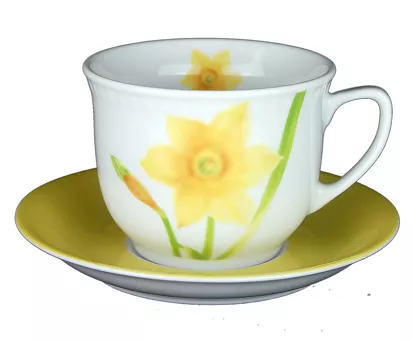 Filiżanka ze spodkiem 0,3 L / 16 cm Lubiana - Wiedeń dek. 4076
