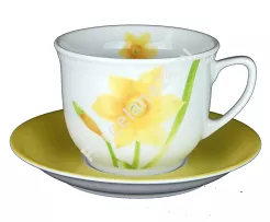 Filiżanka ze spodkiem 0,3 L / 16 cm Lubiana - Wiedeń dek. 4076