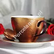 Filiżanka ze spodkiem 0,26 L / 17 cm Porcel - Golden Velvet 10.GOV.FS26