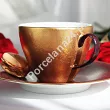 Filiżanka ze spodkiem 0,26 L / 17 cm Porcel - Golden Velvet 10.GOV.FS26