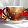 Filiżanka ze spodkiem 0,26 L / 17 cm Porcel - Golden Velvet 10.GOV.FS26
