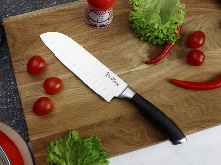 Nóż japoński (santoku) 18 cm PINTINOX - Professional 23.PR.7410.00EI