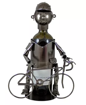 Stojak na butelkę 0,75 L Hinz Design - Cyklista 34.W159