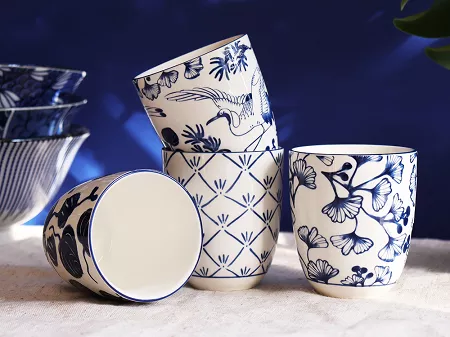 Komplet filiżanek (do herbaty) 0,17 L Tokyo Design Studio - Flora Japonica 16728