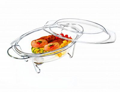 Naczynie żaroodporne owalne 2,9 L z podgrzewaczem Termisil - Classic 42N.OW290+POD Naczynie żaroodporne owalne 2,9 L z podgrzewaczem Termisil - Classic 42N.OW290+POD