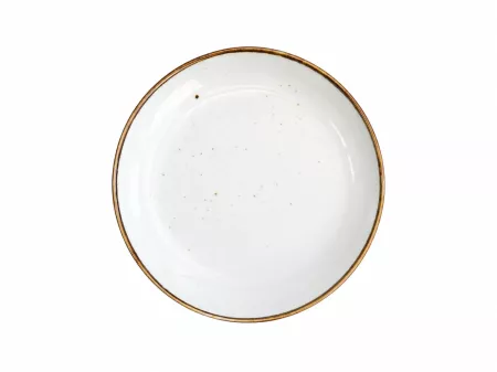 Talerz deserowy 21 cm Bogucice - Rustic Snow 1161