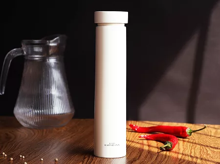 Młynek ręczny do soli / pieprzu 21 cm Karl Hausmann - Loftowy biały 6.MŁ.4238