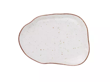 Komplet 6 talerzy deserowych (spodków) 17 cm Lubiana - Stone Age / Kremowy