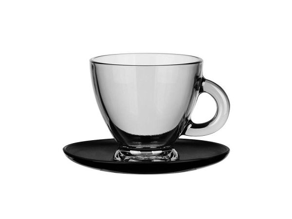 Filiżanka ze spodkiem 230 ml Glasmark - Midnight 4G.50-0404-02-5256 Filiżanka ze spodkiem 230 ml Glasmark - Midnight 4G.50-0404-02-5256