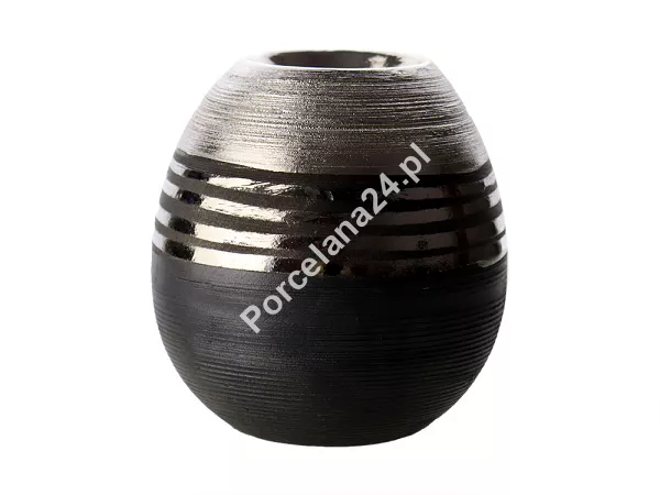 Świecznik ceramiczny 12 cm - (WYPRZEDAŻ) 37.P172-08458 Świecznik ceramiczny 12 cm - (WYPRZEDAŻ) 37.P172-08458