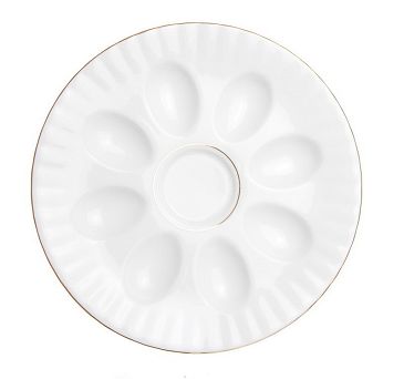 Półmisek do jaj 21 cm Chodzież - Iwona B014  ZŁOTA LINIA