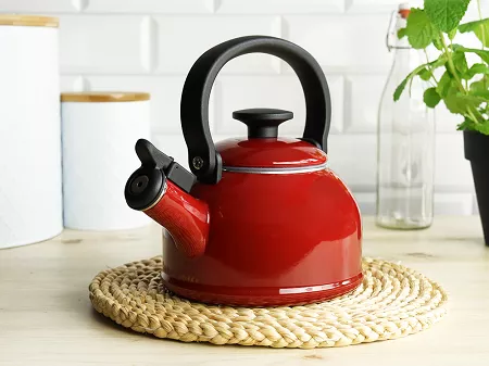 Czajnik emaliowany 1,6 L Forchetto - Retro Rosso 1FO.CZA.1956