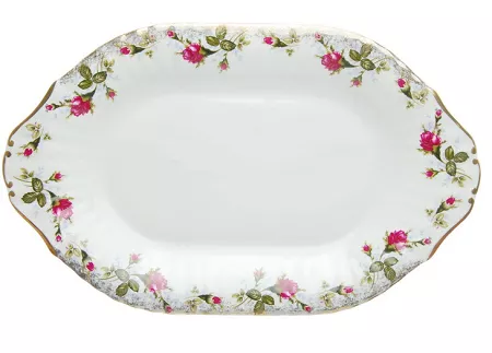Półmisek 39 cm Chodzież  - Iwona B013 ZŁOCONA RÓŻA